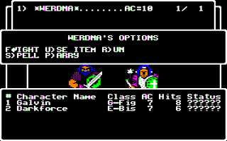 Wizardry IV - The Return of Werdna Title Screen